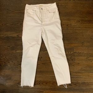 Madewell White Jeans